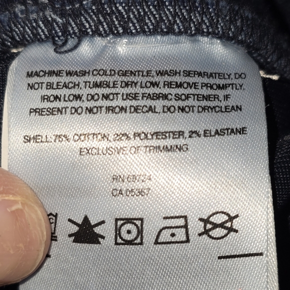 Womens Columbia Pull On Dark‎ Blue Jeans L - Picture 9 of 10